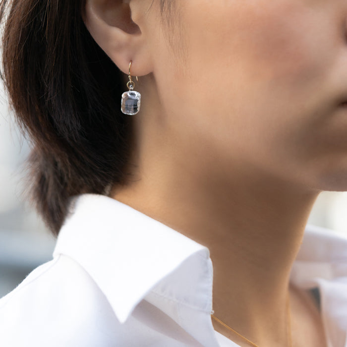 
            
                Load image into Gallery viewer, Cullet Square Earrings
            
        
