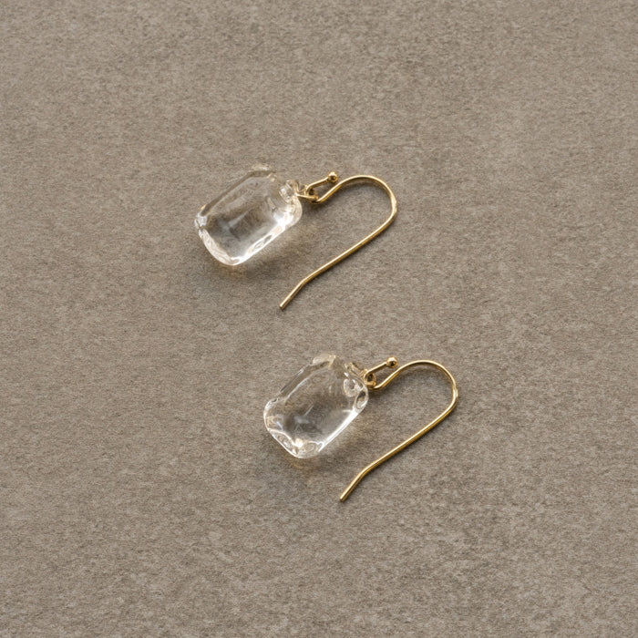 
            
                Load image into Gallery viewer, Cullet Square Earrings
            
        
