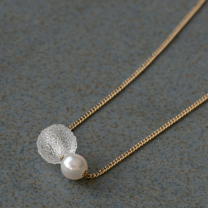 
            
                Load image into Gallery viewer, Snow Pearl Necklace
            
        