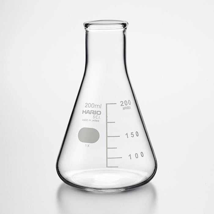 HARIO Erlenmeyer flask 200ml (6.8 oz.) – HARIO Lampwork Factory